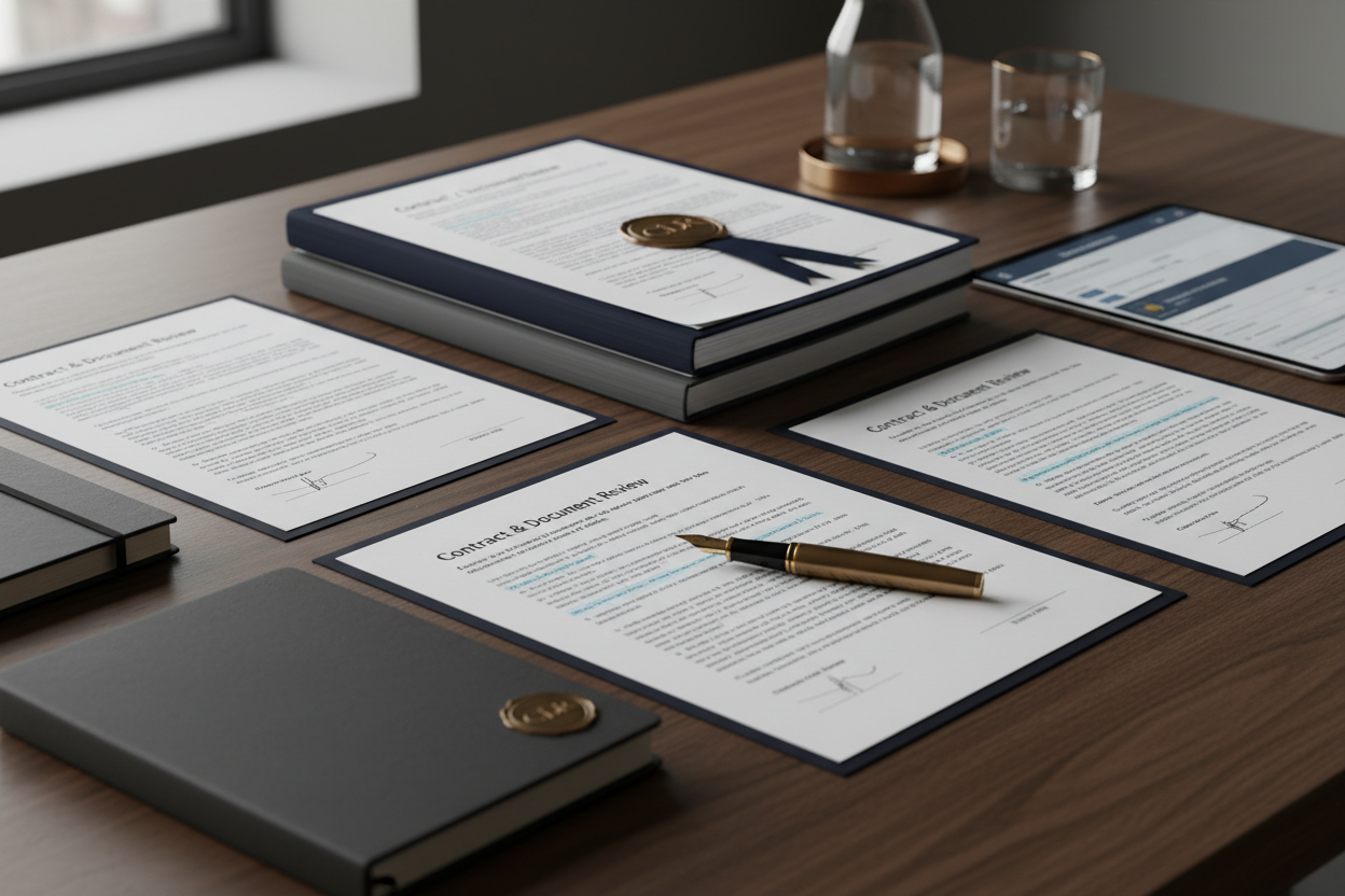 Contract & Document Review Pack T.M. CrownBridge Advisory Group