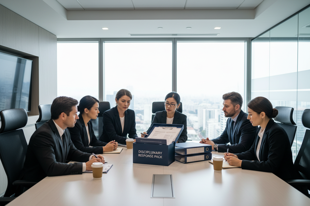 Disciplinary Response Pack people