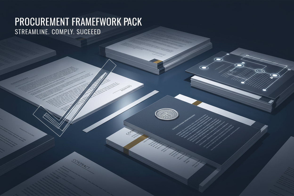 do the same as the before image but this time the company is working on a Procurement Framework Pack