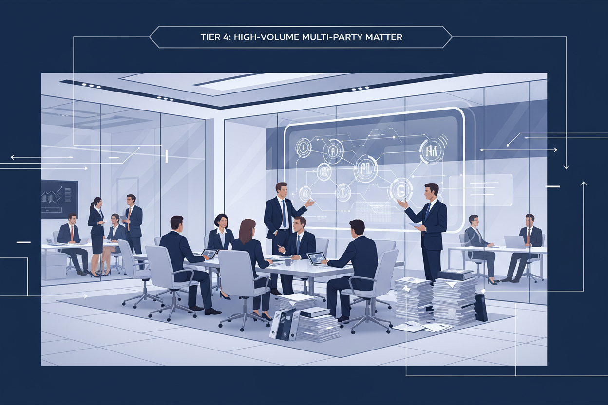 Tier 4 — High-Volume / Multi-Party Matter